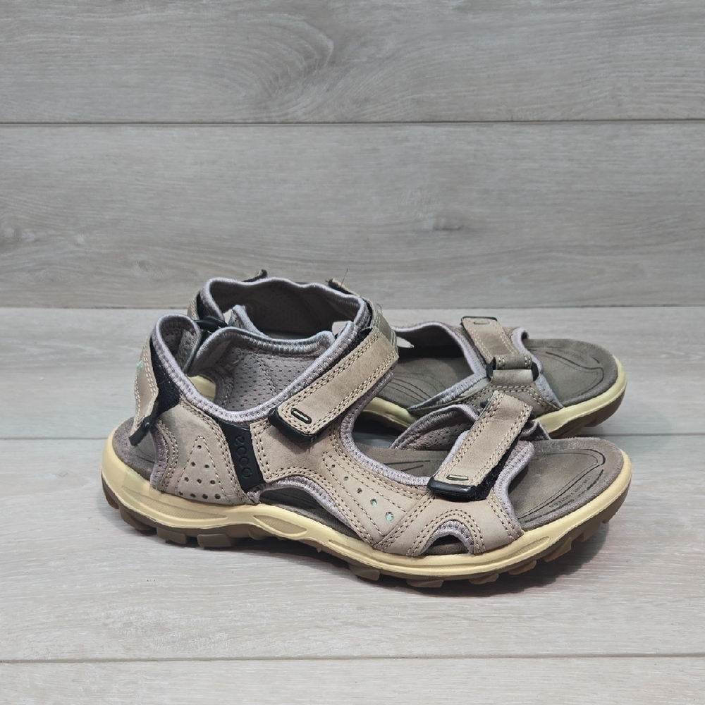 Ecco Women Yucatan Comfort Footbed Outdoor Hiking Sandals Shoes Sz 39/8-8.5
